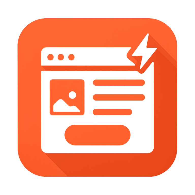 icono landing page